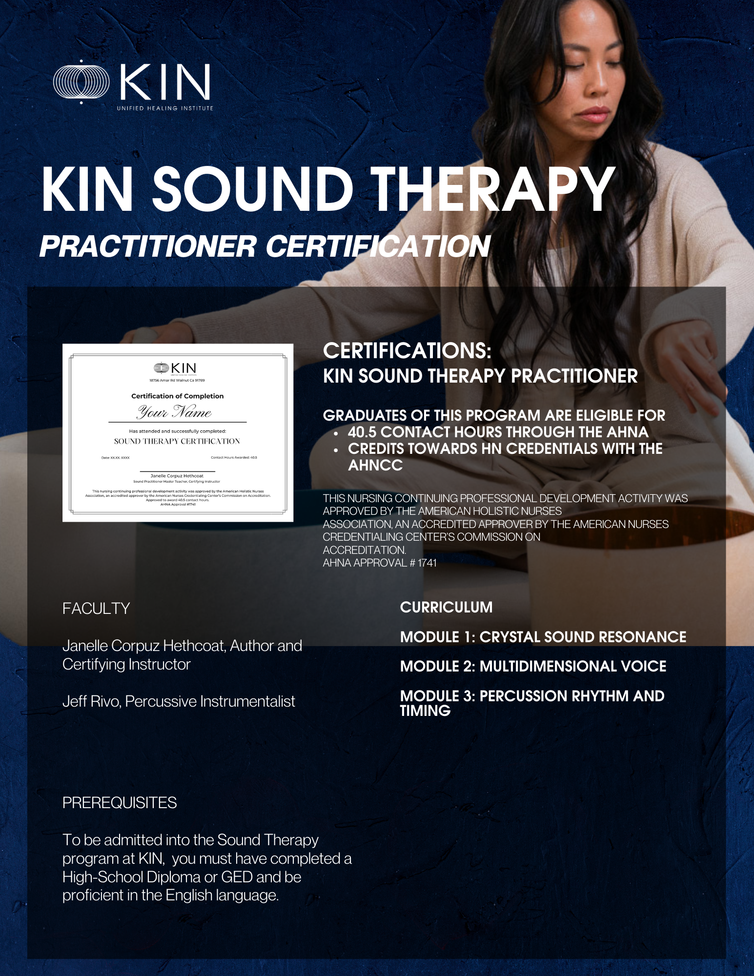 Kin Long Certification KIN Sound Therapy Certification – KIN LLC